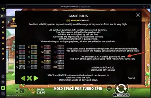 The Dog House Multihold RTP 95.14% at Drakaris — game rules screen