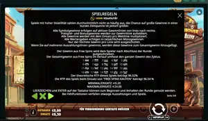 The Dog House Dog or Alive RTP 96.52% at RX — game rules screen